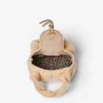 FENDI Fendi Spy Mini Beige shearling mini-bag - Image 6